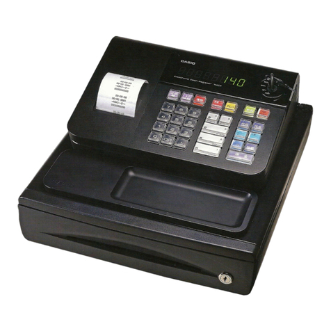 Casio 140CR - Cash Register User manual