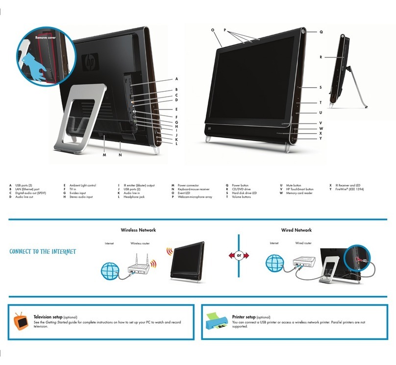 HP TouchSmart IQ505 Instruction Manual HP TouchSmart IQ505 Instruction Manual