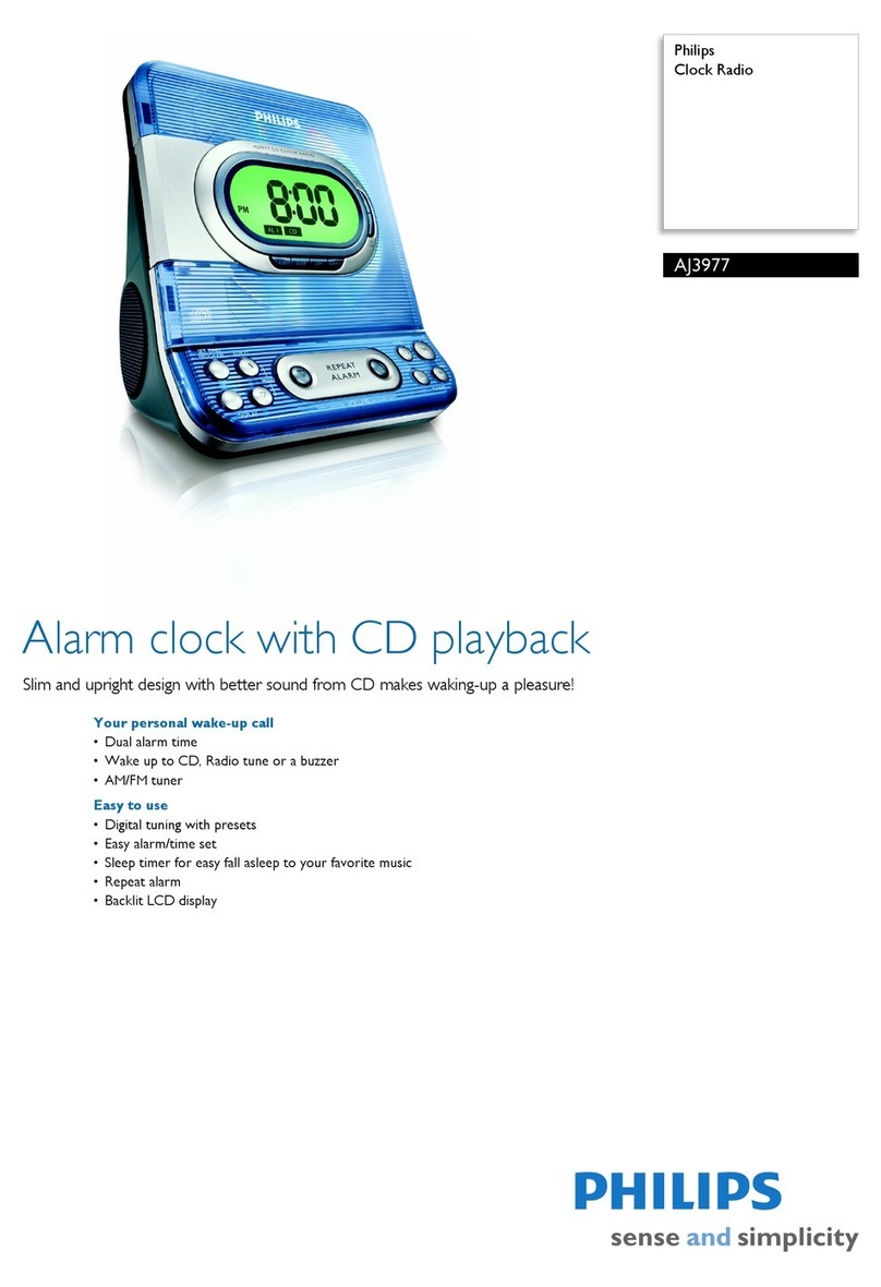Philips AJ3977 User manual Philips AJ3977 User manual