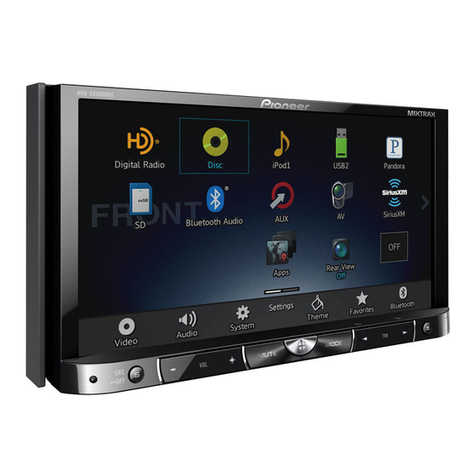Pioneer AVH-X8500BHS owner's manual