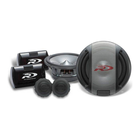 Alpine SPR-17S - Type-R Car Speaker Sys User manual