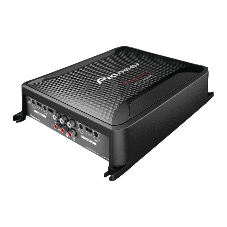 Pioneer GM-D8604 User manual