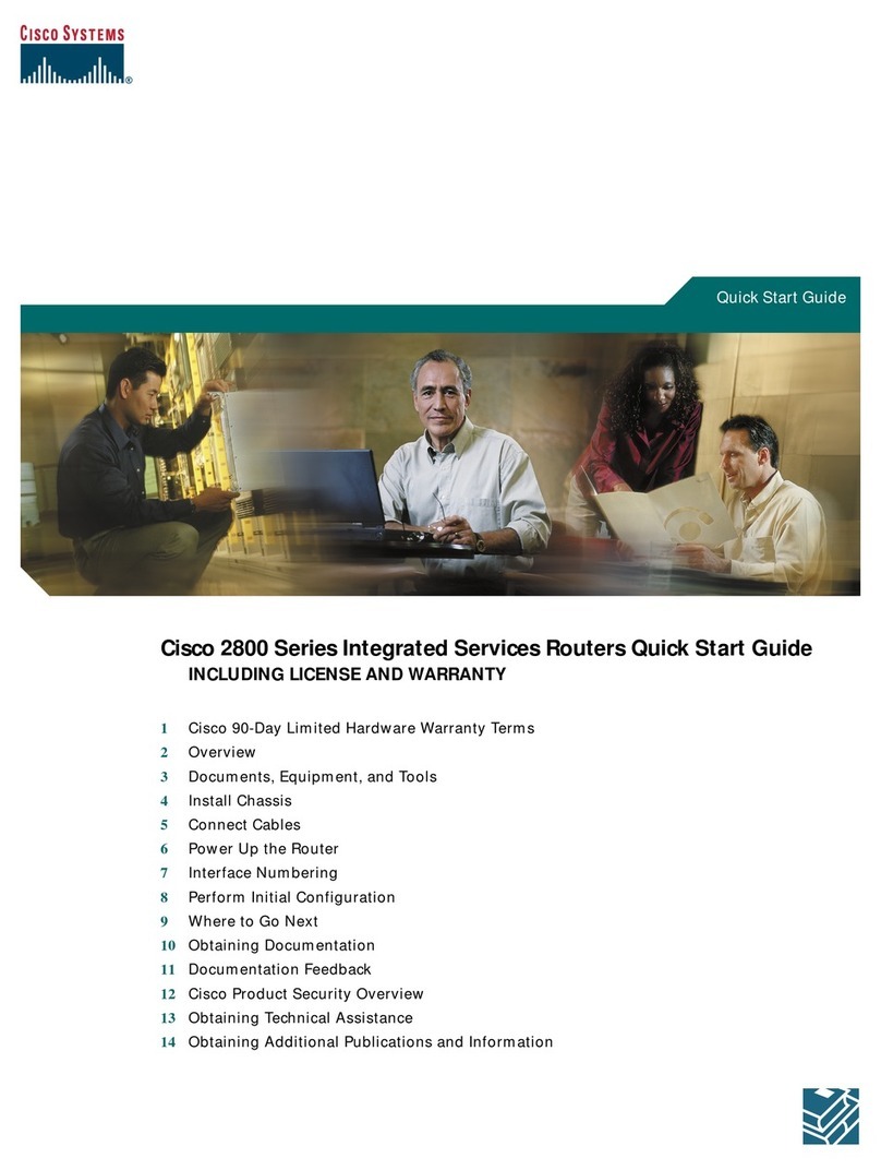 Cisco 2811 - Voice Security Bundle Router User manual