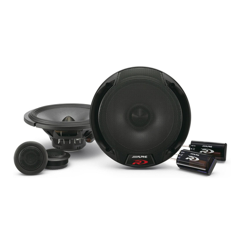 Alpine SPR-60C installation manual