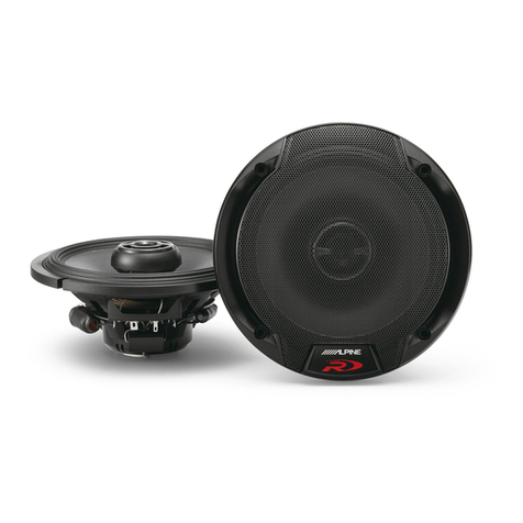 Alpine SPR-60 installation manual