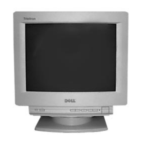 Dell D1025TM - UltraScan 1000HS - 17" CRT Display User manual