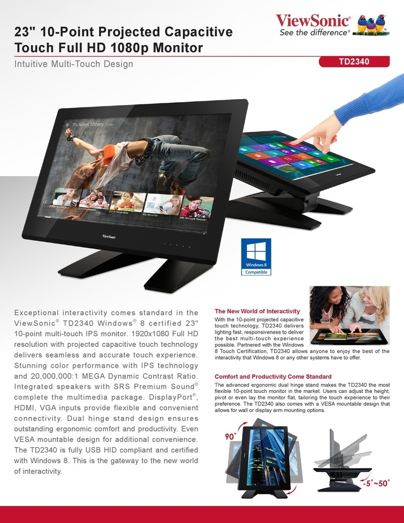 ViewSonic TD2340 datasheet