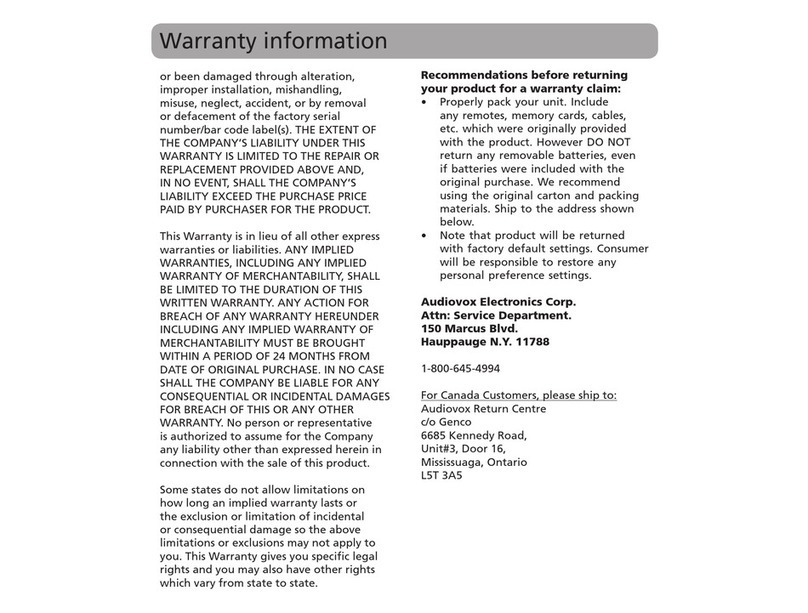 RCA RCD10 User manual