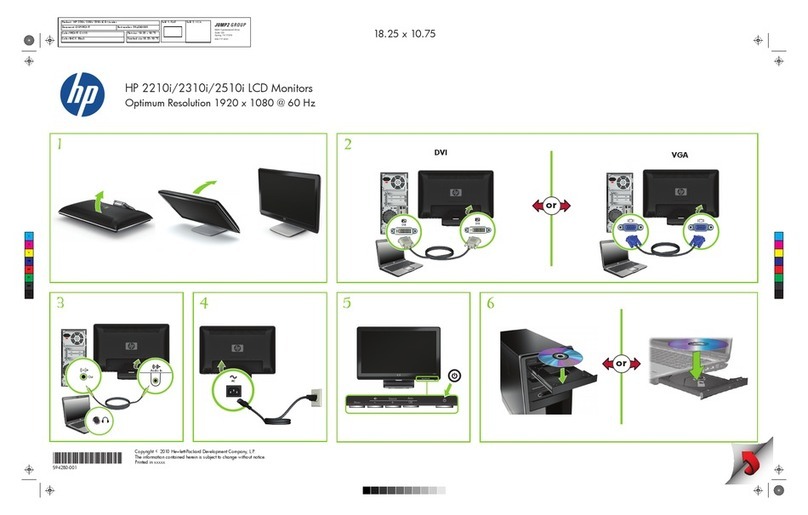 HP Q2159 - Compaq - 21.5" LCD Monitor How to use