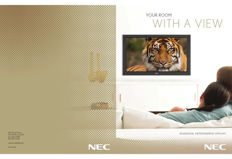 NEC ASPV32-AVT - AccuSync - 32" LCD TV User manual NEC ASPV32-AVT - AccuSync - 32" LCD TV User manual