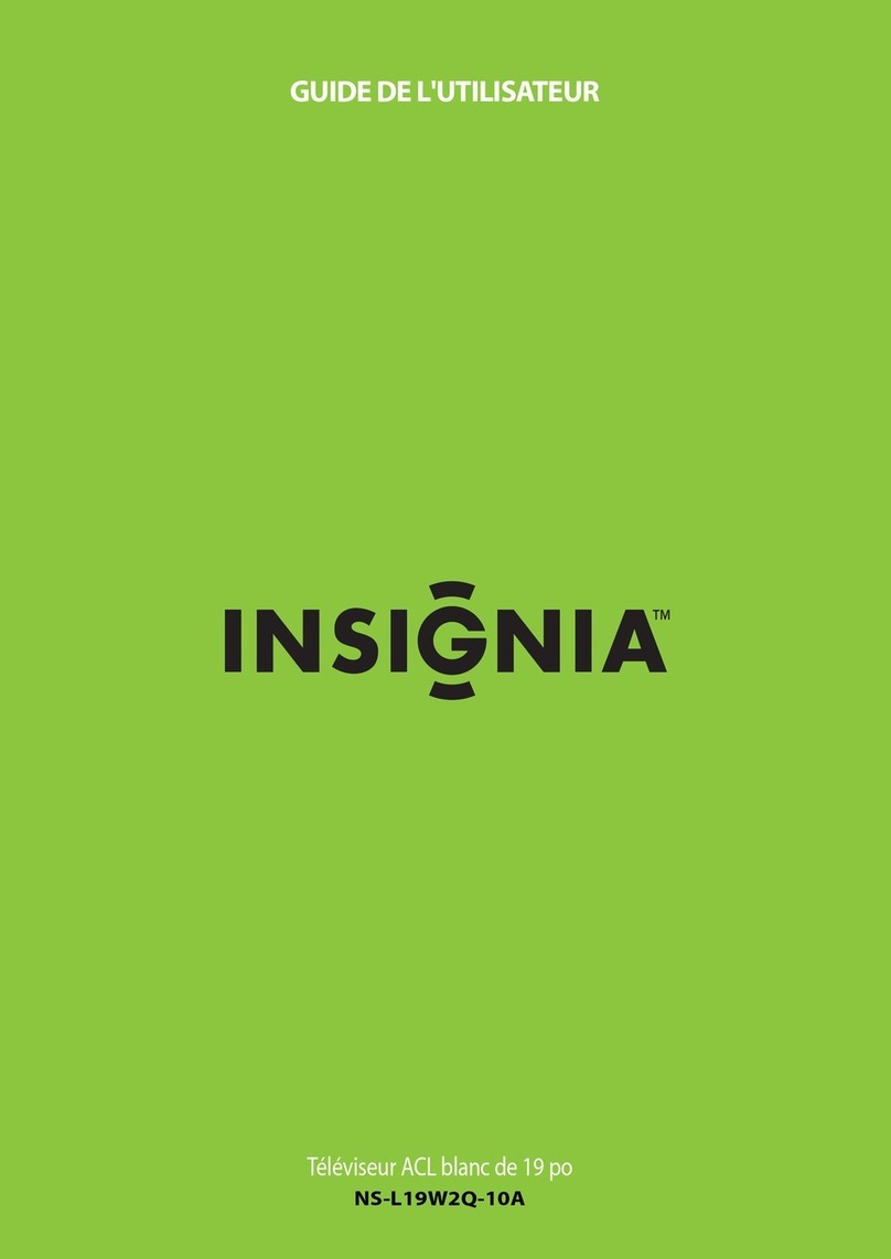Insignia NL19W2QP-10A - 19" LCD TV Quick start guide