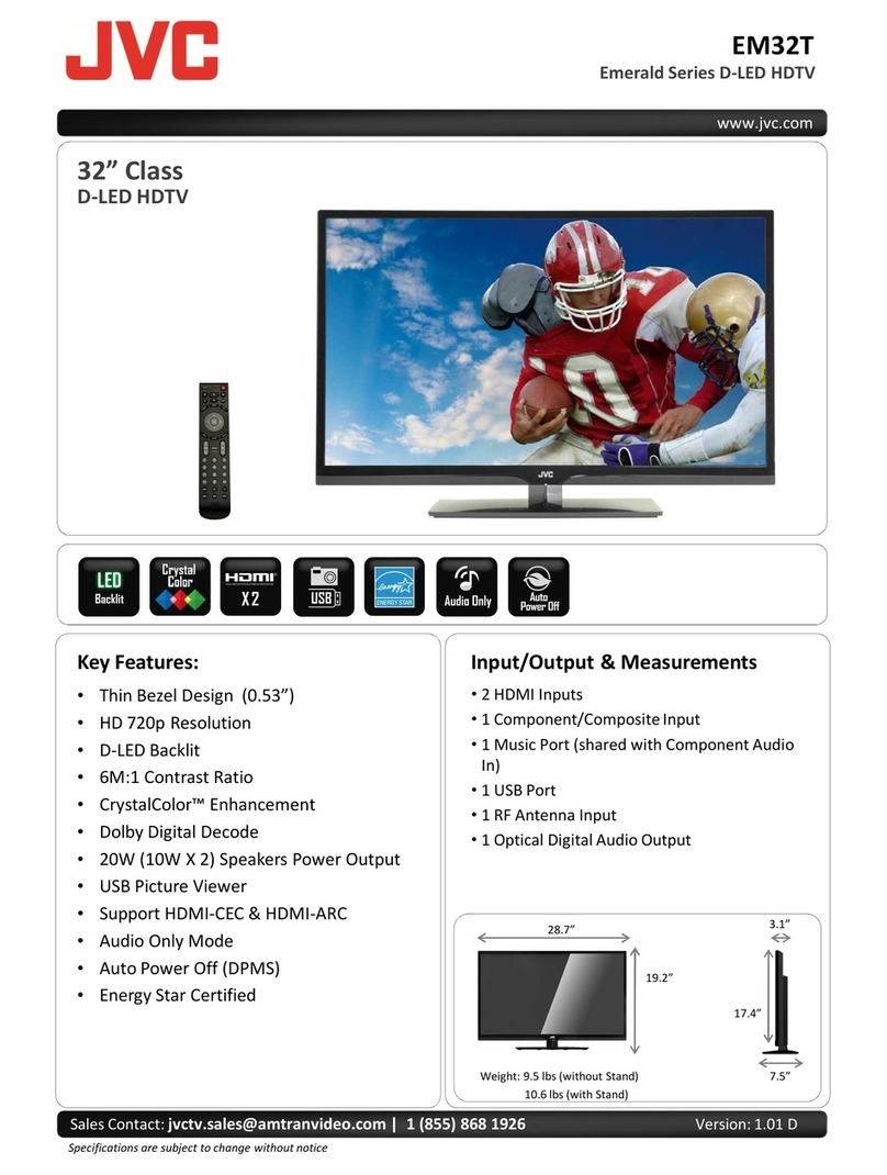 JVC Emerald EM32T User manual