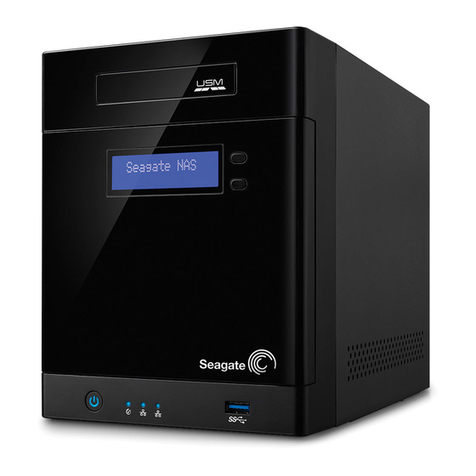 Seagate Business Storage 4-Bay NAS User manual Seagate Business Storage 4-Bay NAS User manual