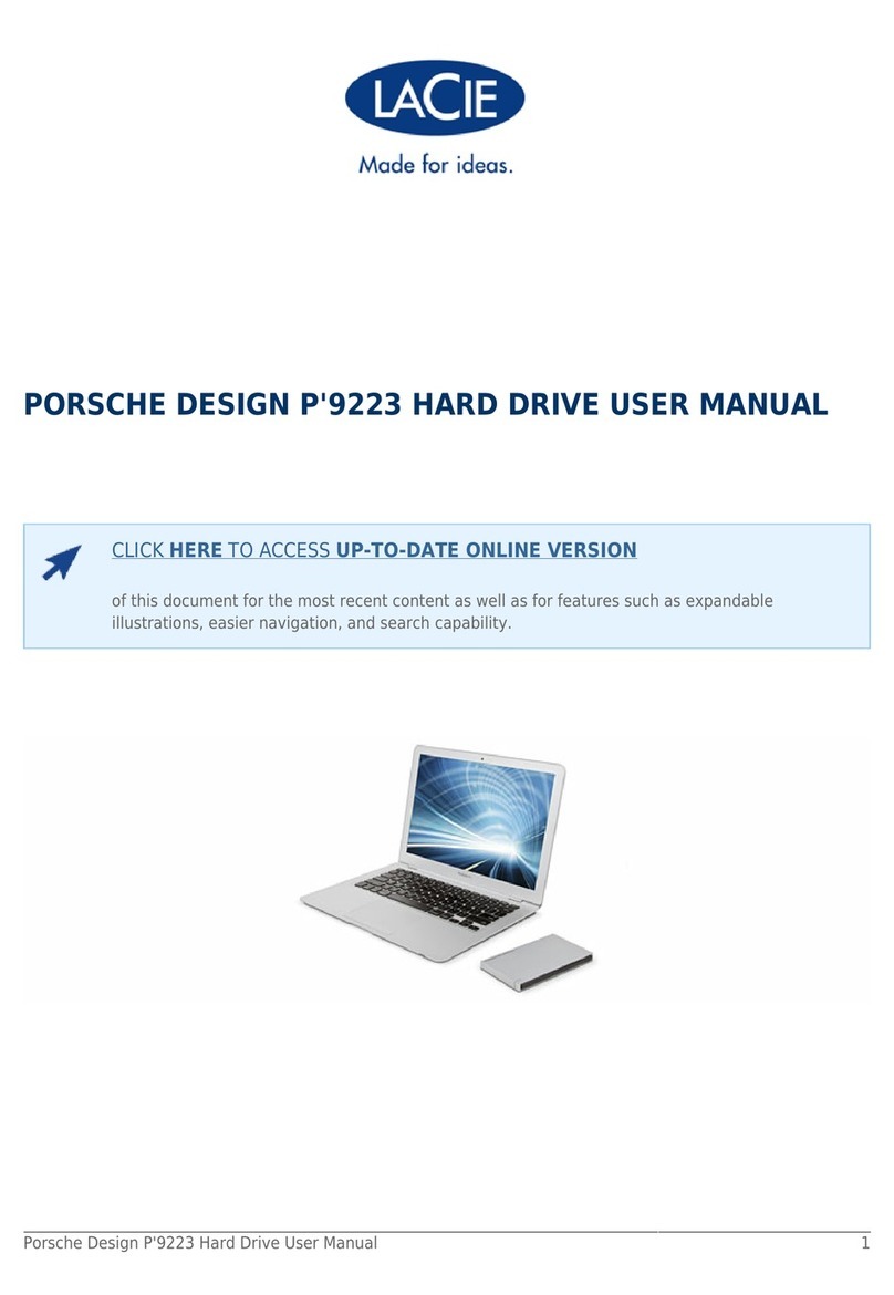 LaCie Porsche Design P'9223 user manual