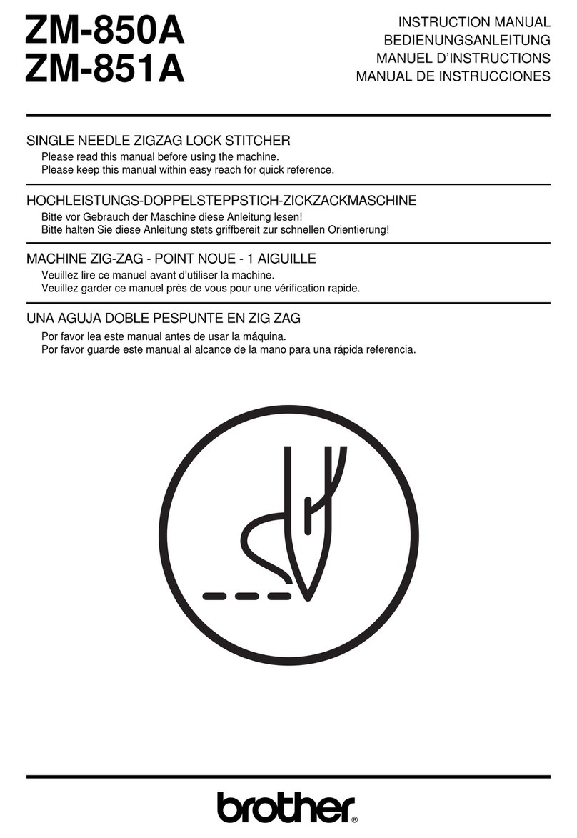 Brother ZM-851A User manual