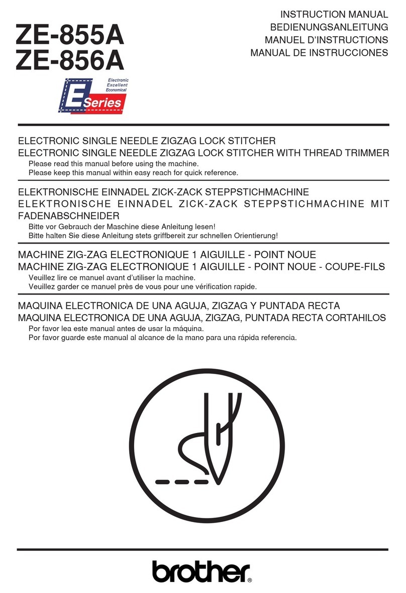 Brother ZE-855A instruction manual