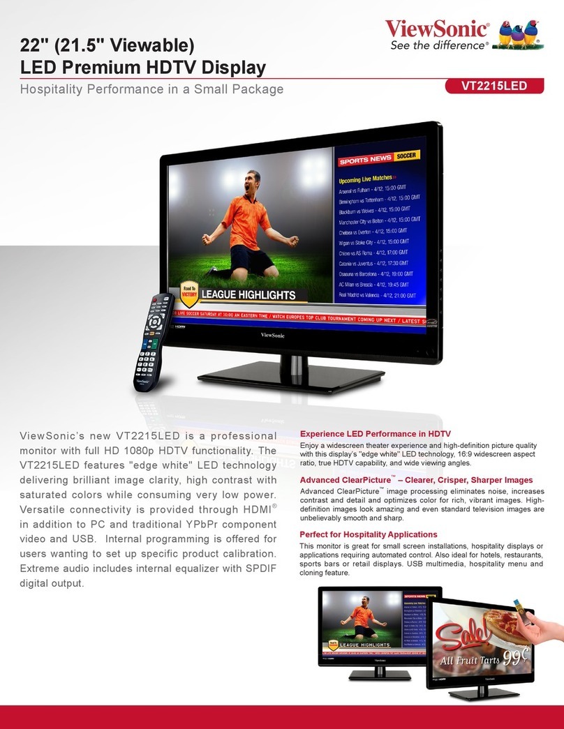 ViewSonic VT2215LED User manual