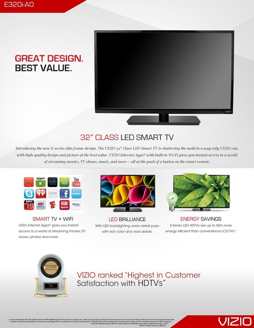 Vizio E320i-A0 User manual
