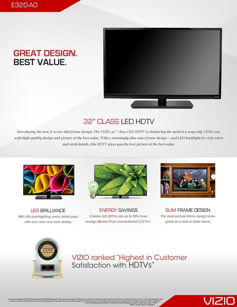 Vizio E320-A0 User manual