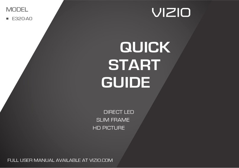 Vizio E320-A0 quick start guide