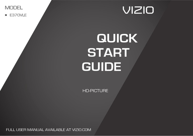 Vizio E370VLE User manual Vizio E370VLE User manual