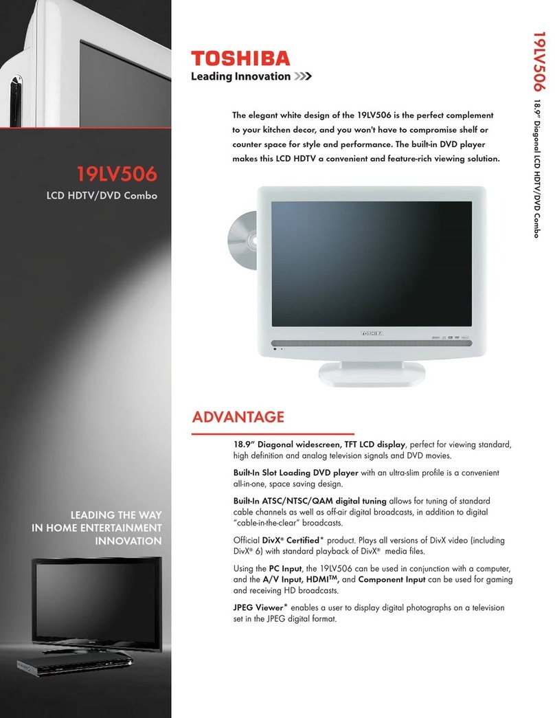 Toshiba 19LV506 specification