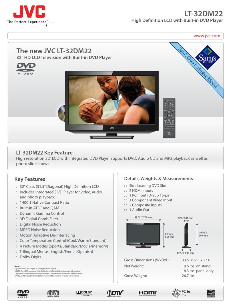 JVC LT-32DM22 User manual