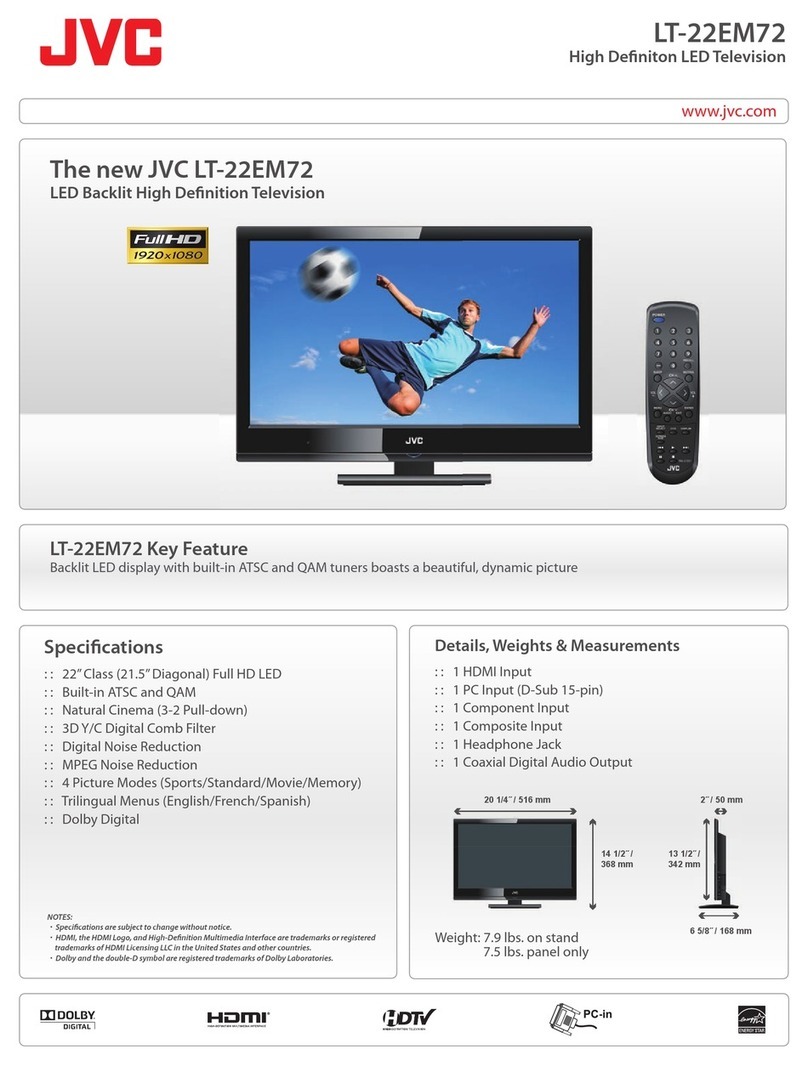 JVC LT-22EM72 User manual