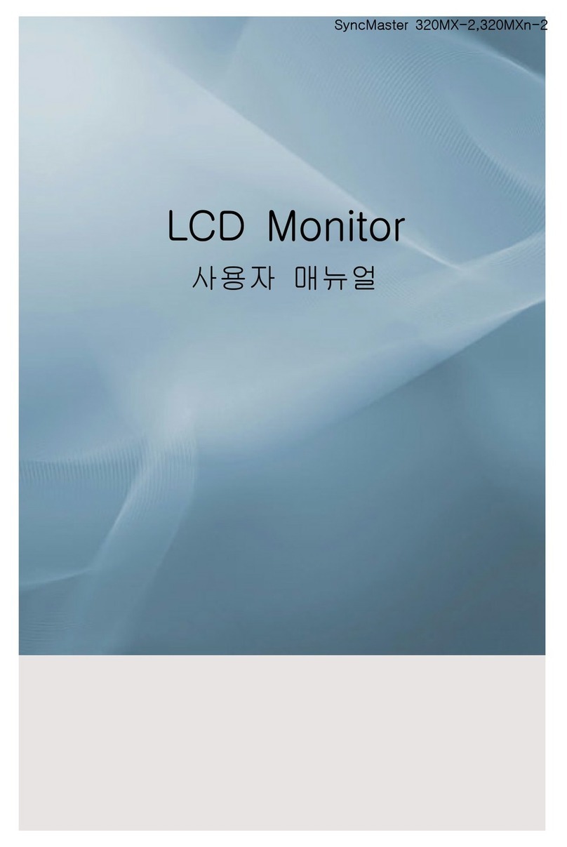 Samsung 320MXn-2 - SyncMaster - 32" LCD Flat Panel... User manual
