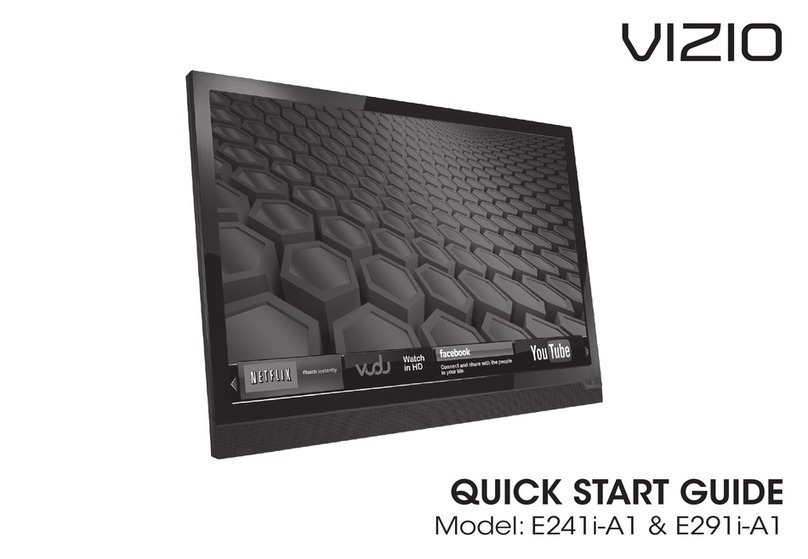 Vizio Razor E241i-A1 quick start guide