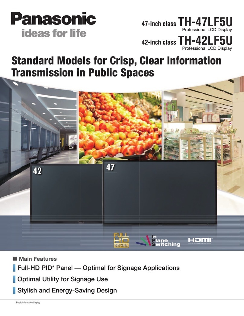 Panasonic TH-42LF5U User manual