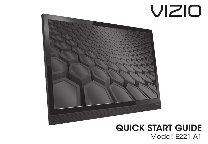 Vizio Razor E221-A1 quick start guide