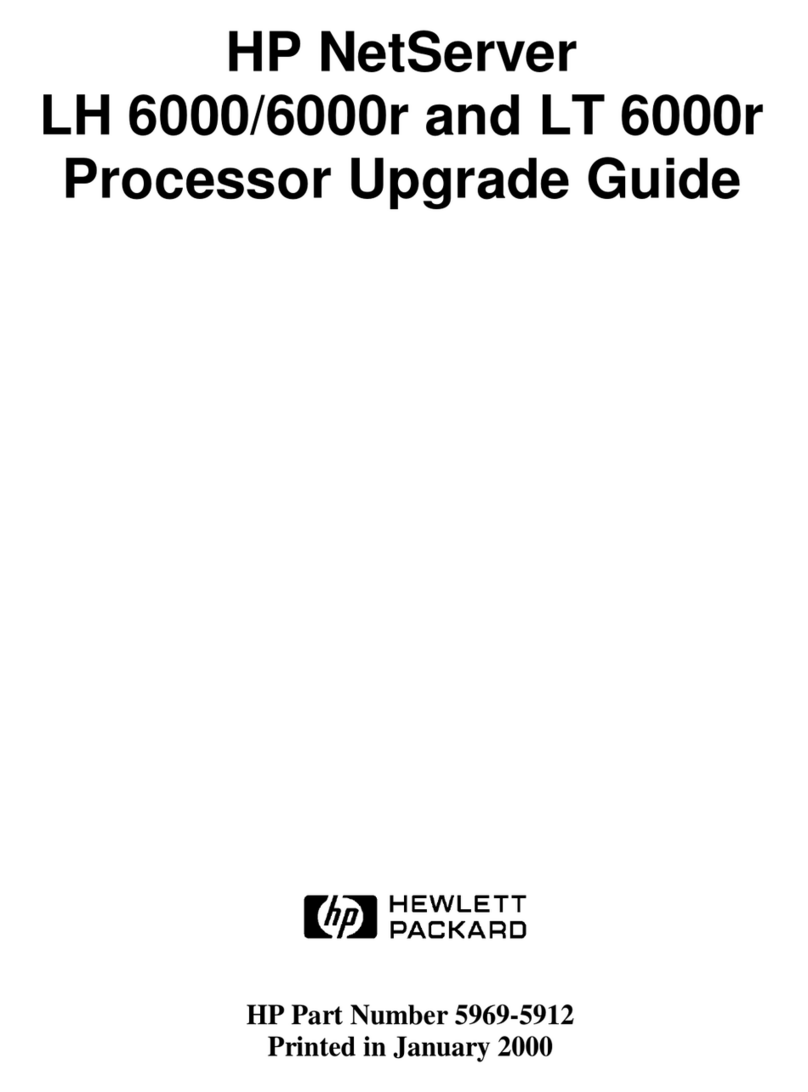 HP LC2000r - NetServer - 128 MB RAM Installation and operation manual