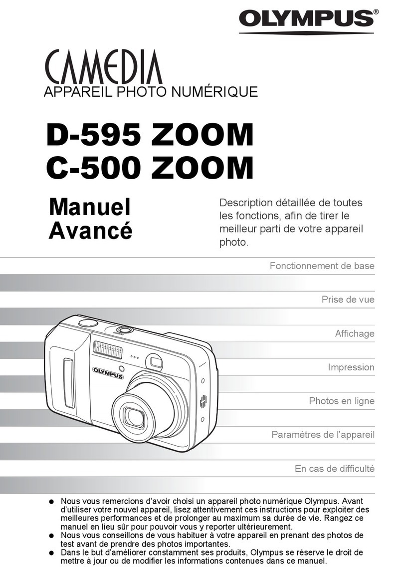 Olympus D595 - 5MP Digital Camera User manual