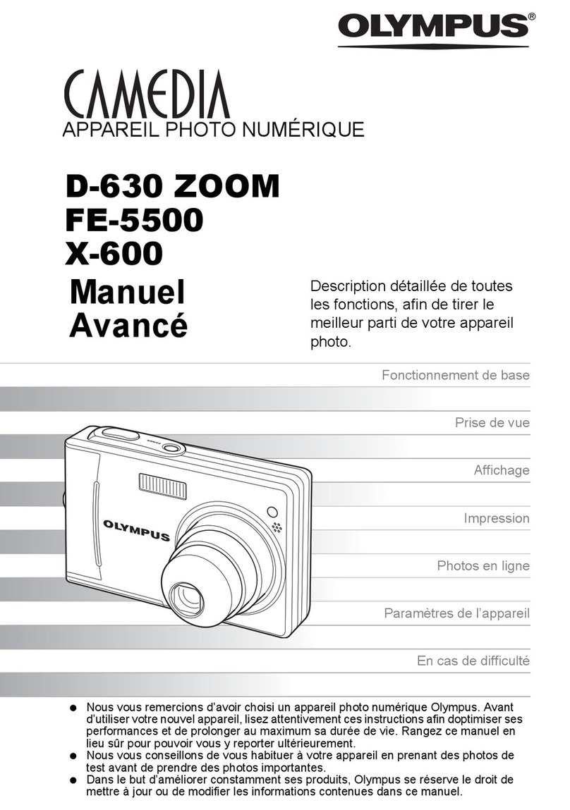 Olympus D630 - CAMEDIA D 630 Zoom Digital Camera User manual