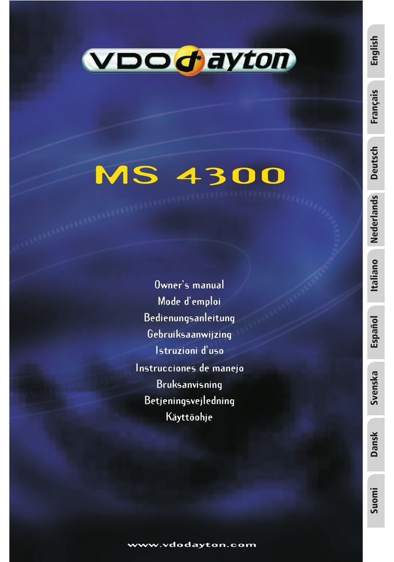 VDO MS 4300 Owner's Manual owner's manual