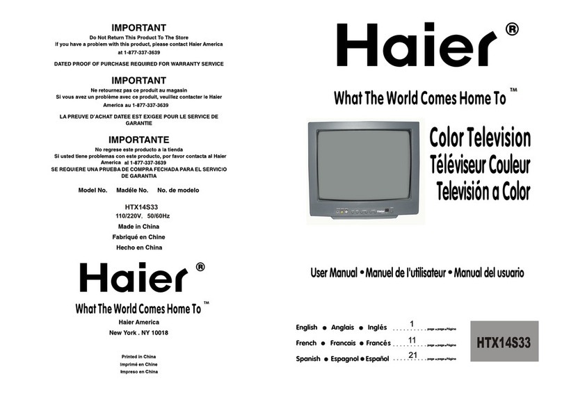 Haier WSD-1416 User manual Haier WSD-1416 User manual