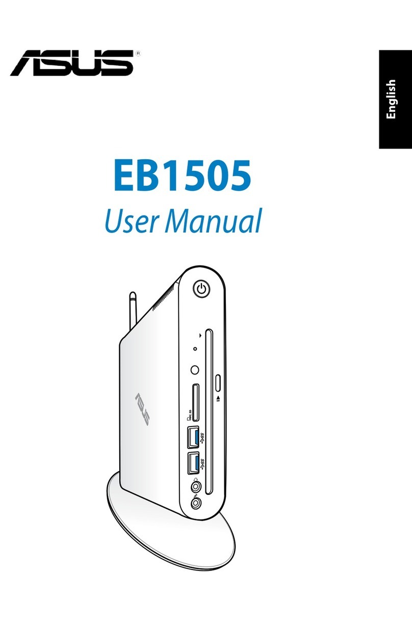 Asus EeeBox EB1505 User manual