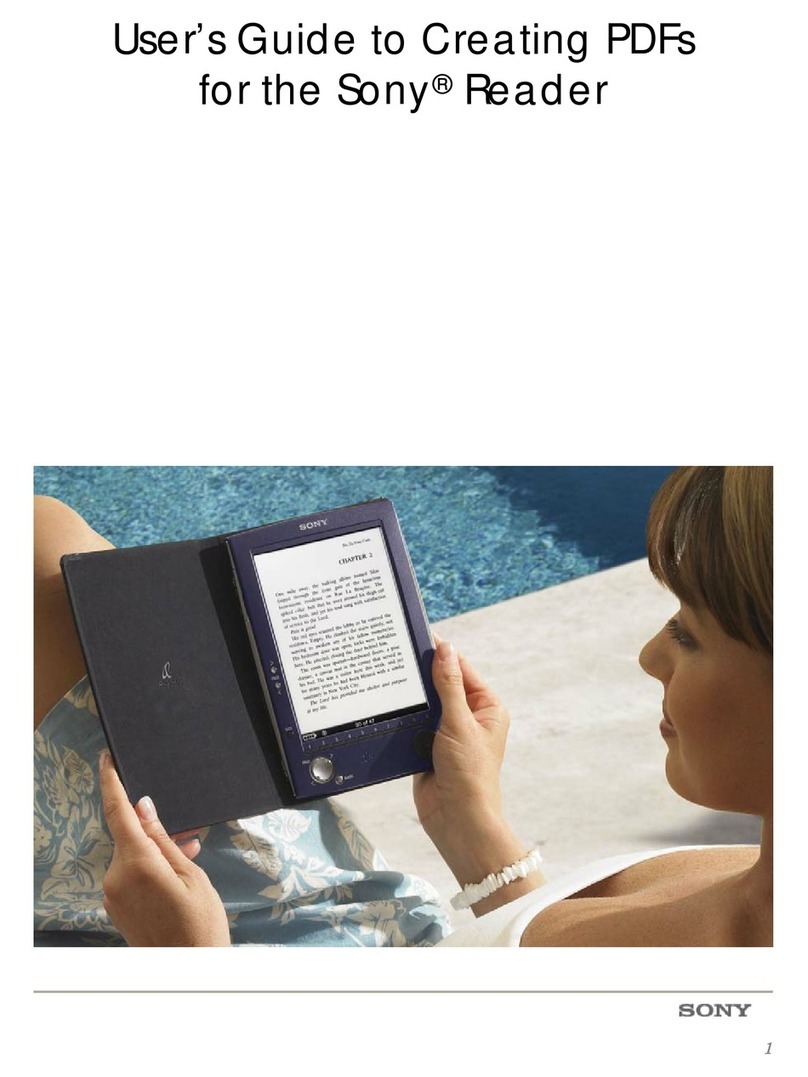 Sony PRS950BC user guide