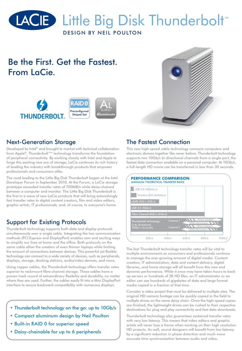 LaCie Little Big Disk datasheet