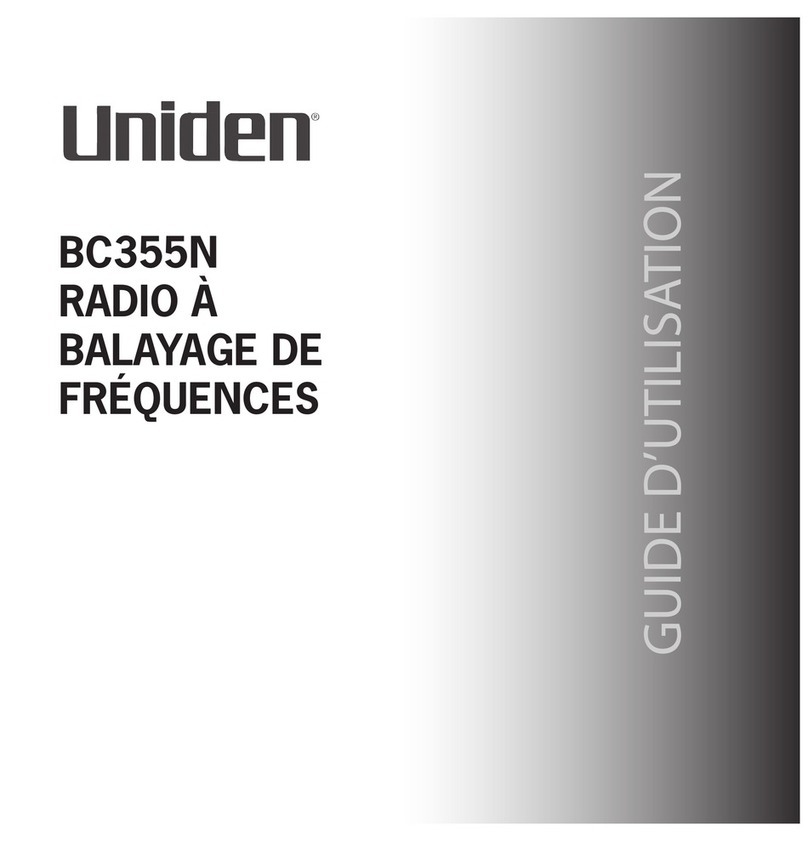 Uniden BC355N Guide d'utilisation