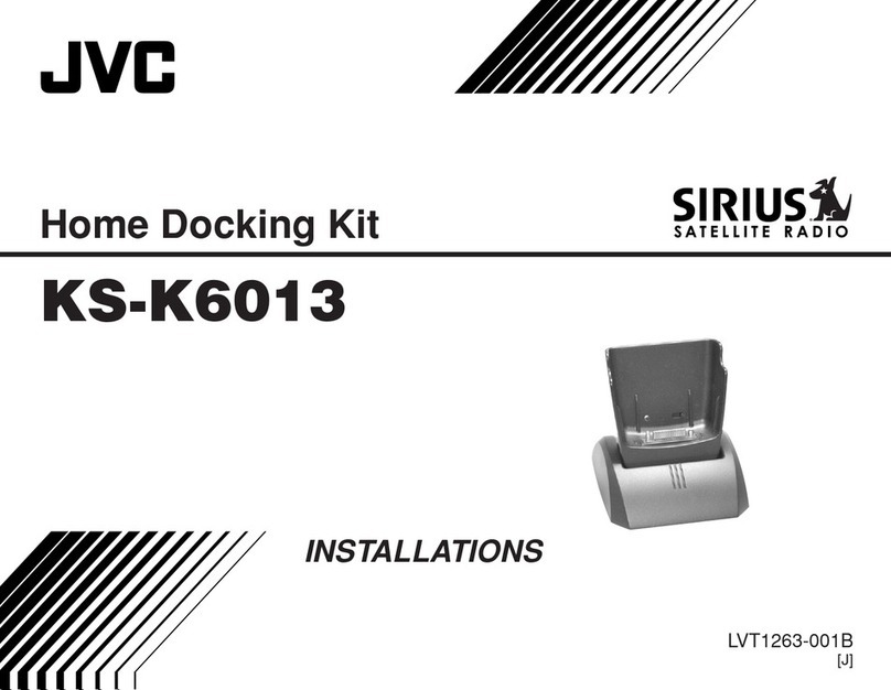 JVC KS-K6013 - Sirius Satellite Radio Receiver User manual