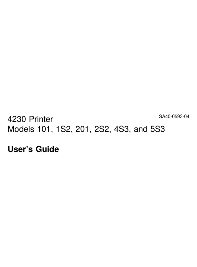 IBM 4230 - Model 4i3 B/W Dot-matrix Printer User manual IBM 4230 - Model 4i3 B/W Dot-matrix Printer User manual