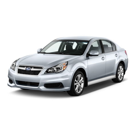 Subaru 2013 Legacy owner's manual
