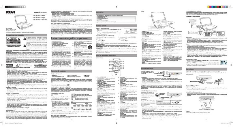 RCA DRC99310KB User manual RCA DRC99310KB User manual