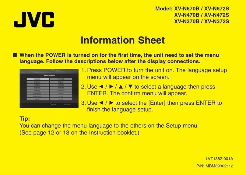 JVC XV-N370B Manual
