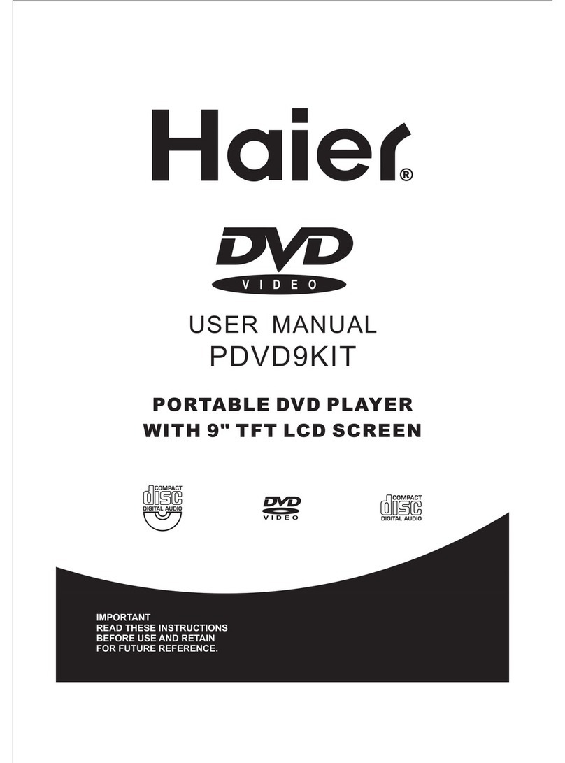 Haier PDVD9KIT - DVD Player - 9 user manual