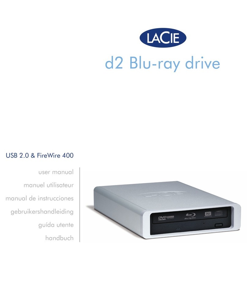 LaCie 301856U - d2 Blu-ray Drive user manual