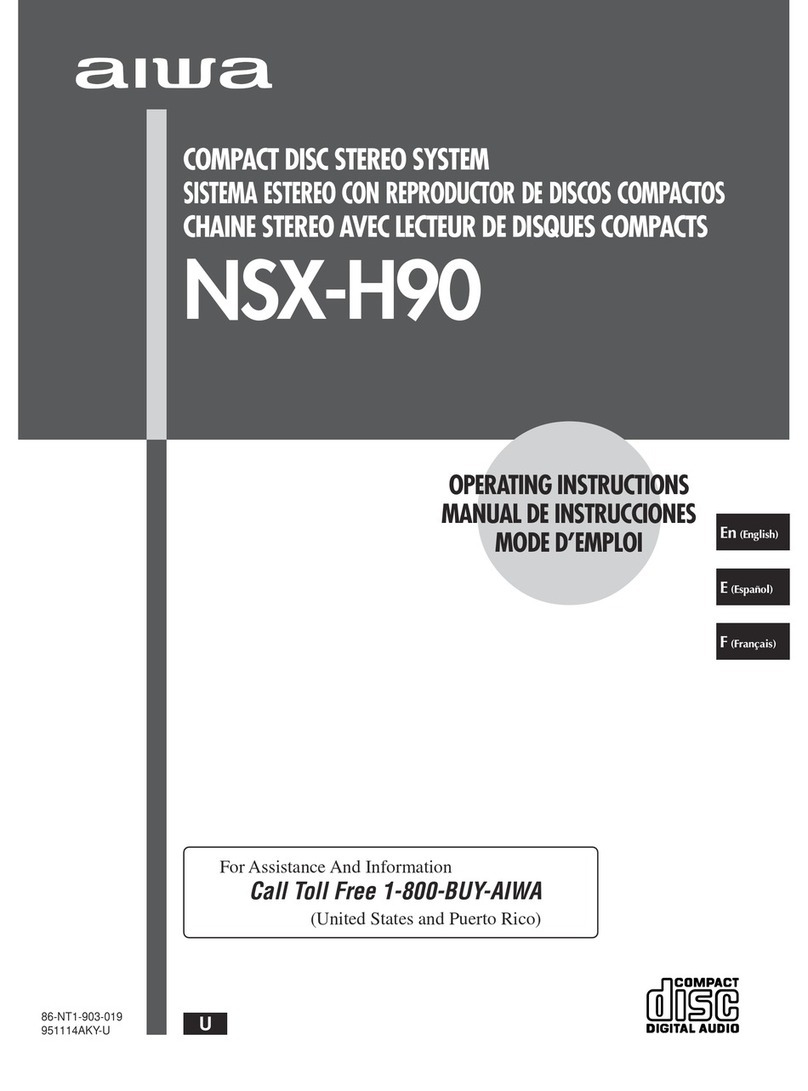 Aiwa NSX-H90 User manual