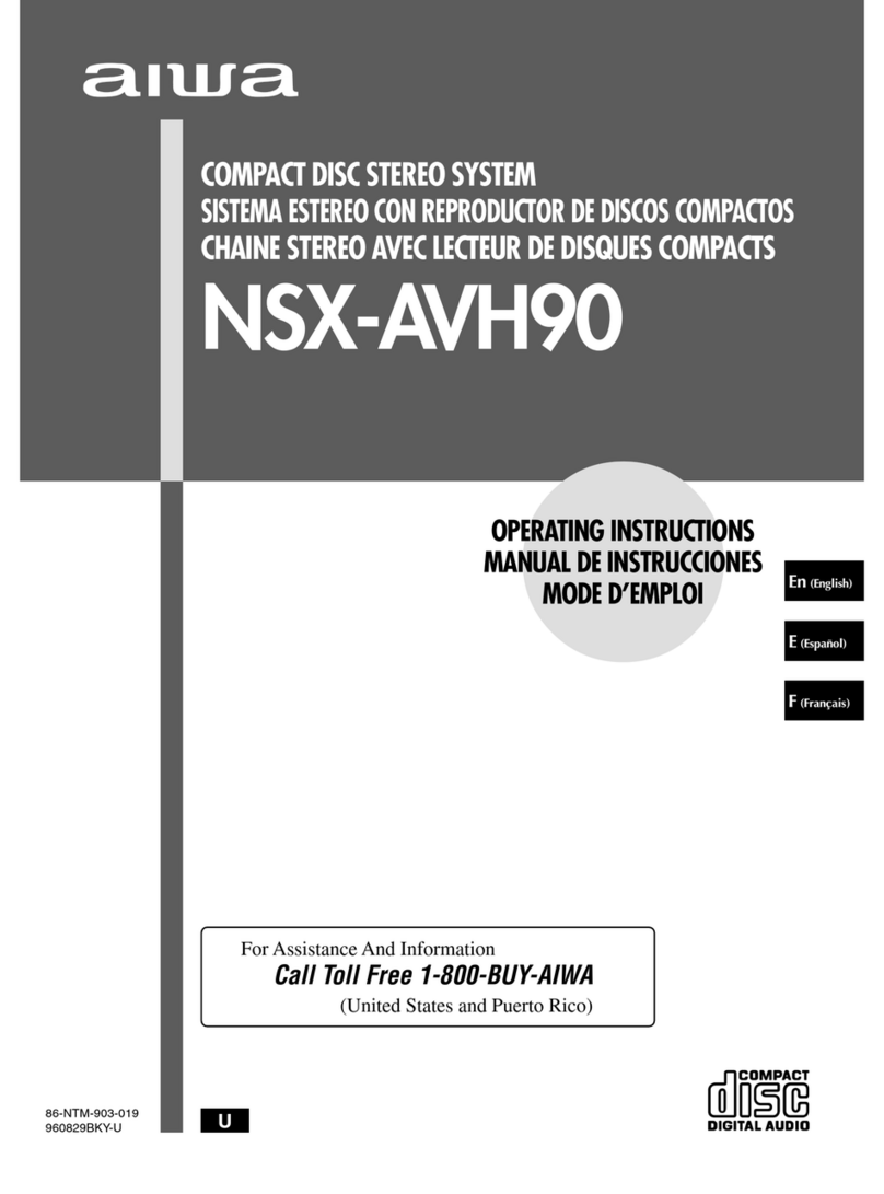 Aiwa NSX-AVH90 operating instructions